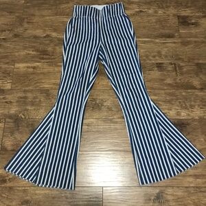 Striped bell bottoms
